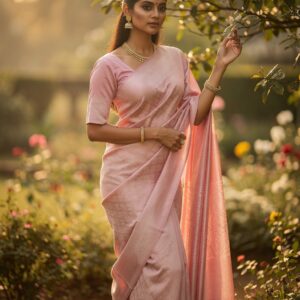 Pastel Garden Jamdani
